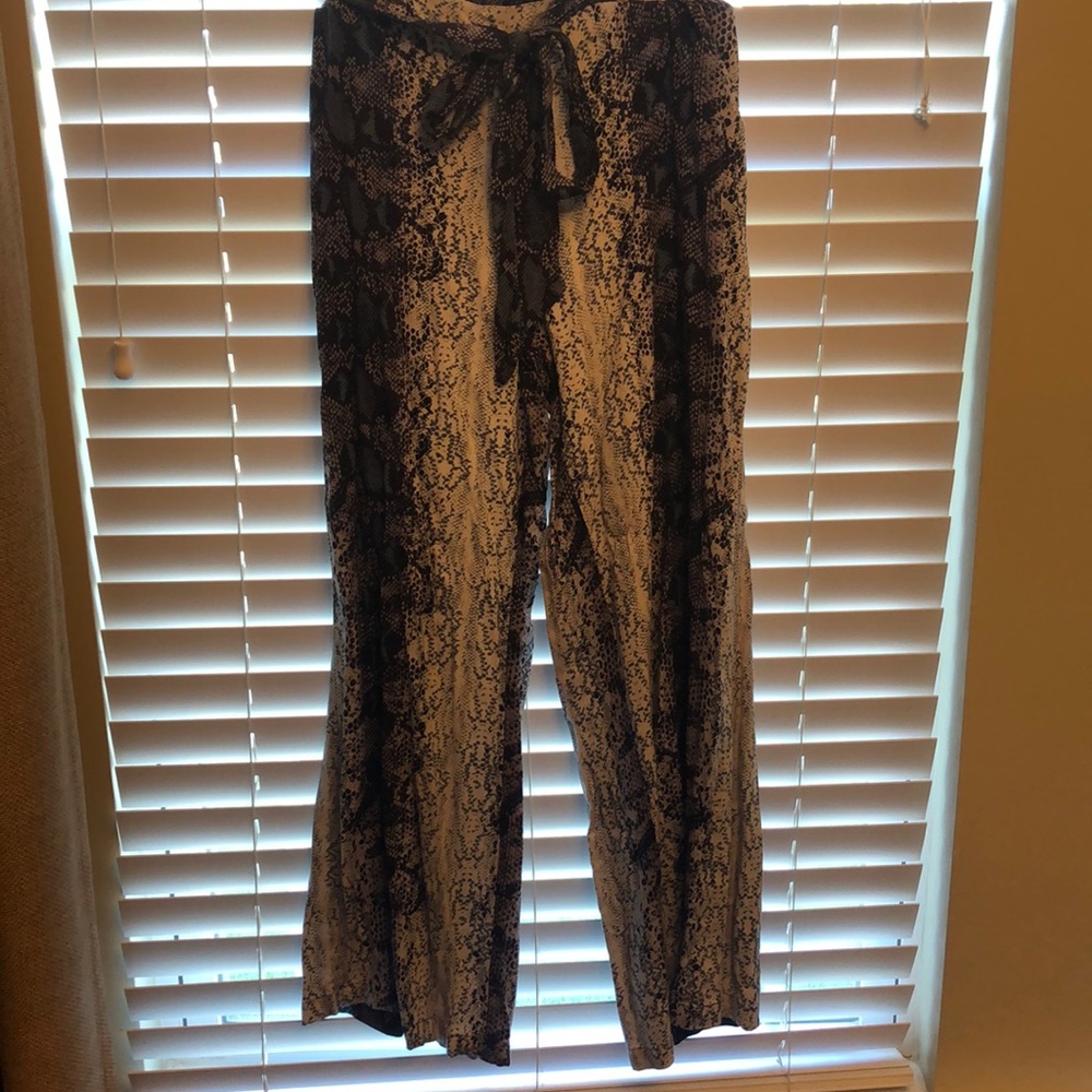 Snake skin pants